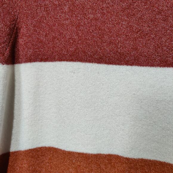NWT Market & Spruce Women's Plus Sz 2X Sandra Crew Neck Sweater Burnt Orange - Picture 4 of 5